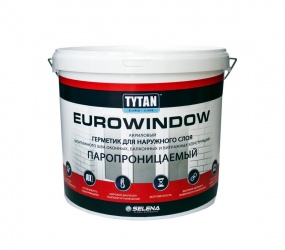 Герметик акриловый Tytan EuroWindow наружный (7кг)